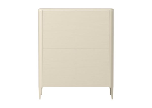 Шкаф Type oak 4 двери (молочный)