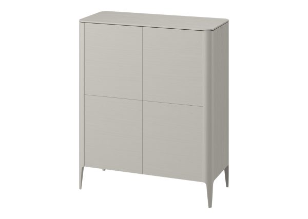 Шкаф Type oak 4 двери (серо-бежевый) — изображение 2