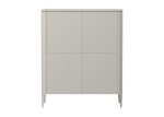 Шкаф Type oak 4 двери (серо-бежевый)