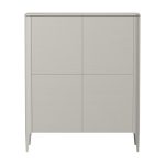 Шкаф Type oak 4 двери (серо-бежевый)