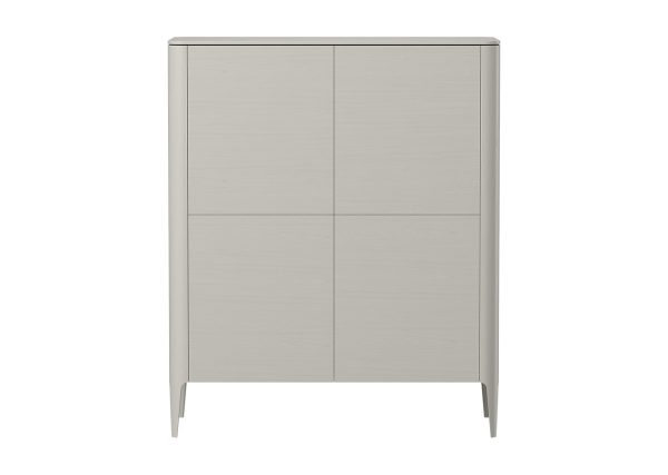 Шкаф Type oak 4 двери (серо-бежевый)