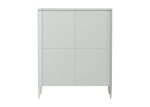 Шкаф Type oak 4 двери (светло-серый)