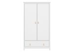 Шкаф Wood 2-х створчатый (белый)
