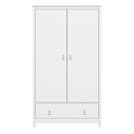 Шкаф Wood 2-х створчатый (белый)