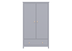 Шкаф Wood 2-х створчатый (серый)