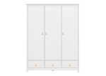 Шкаф Wood 3-х створчатый (белый)