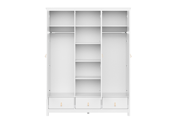 Шкаф Wood 3-х створчатый (белый) — изображение 3