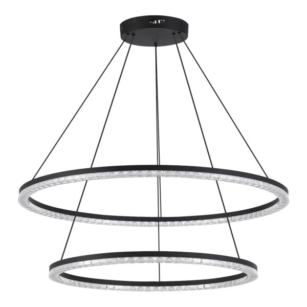 SL1018.403.02 Светильник подвесной ST-Luce черный/прозрачный LED 1*96W 4000K EUCLIDICS — изображение 2