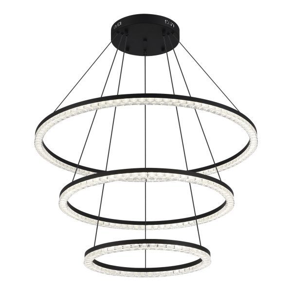 SL1018.403.03 Светильник подвесной ST-Luce черный/прозрачный LED 1*130W 4000K EUCLIDICS — изображение 3