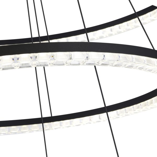 SL1018.403.03 Светильник подвесной ST-Luce черный/прозрачный LED 1*130W 4000K EUCLIDICS — изображение 4