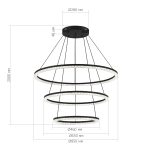 SL1018.403.03 Светильник подвесной ST-Luce черный/прозрачный LED 1*130W 4000K EUCLIDICS — изображение 5