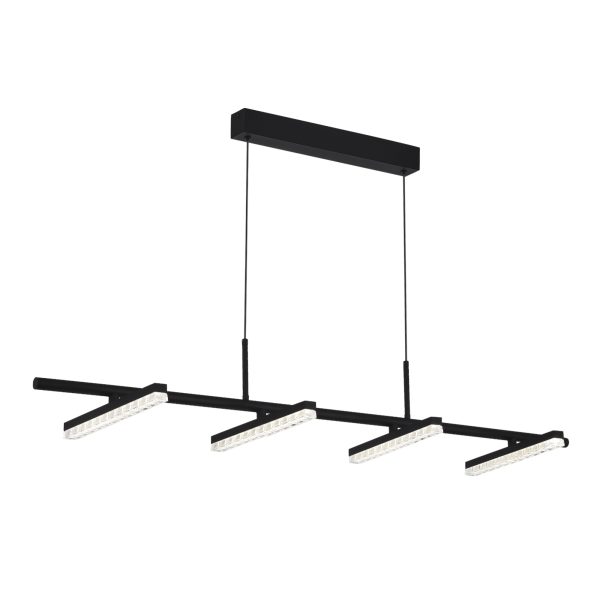 SL1018.403.04 Светильник подвесной ST-Luce черный/прозрачный LED 1*32W 4000K EUCLIDICS — изображение 4