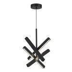 SL1018.413.04 Светильник подвесной ST-Luce черный/прозрачный LED 1*43W 4000K EUCLIDICS — изображение 3