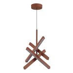 SL1018.613.04 Светильник подвесной ST-Luce терракотовый/прозрачный LED 1*43W 4000K EUCLIDICS — изображение 2