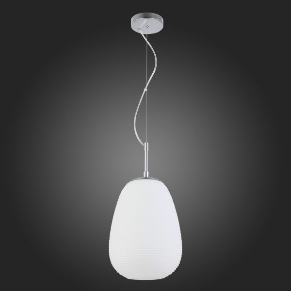 SL1168.113.01 Подвес ST-Luce Хром/Белый E27 1*40W CESARE — изображение 5