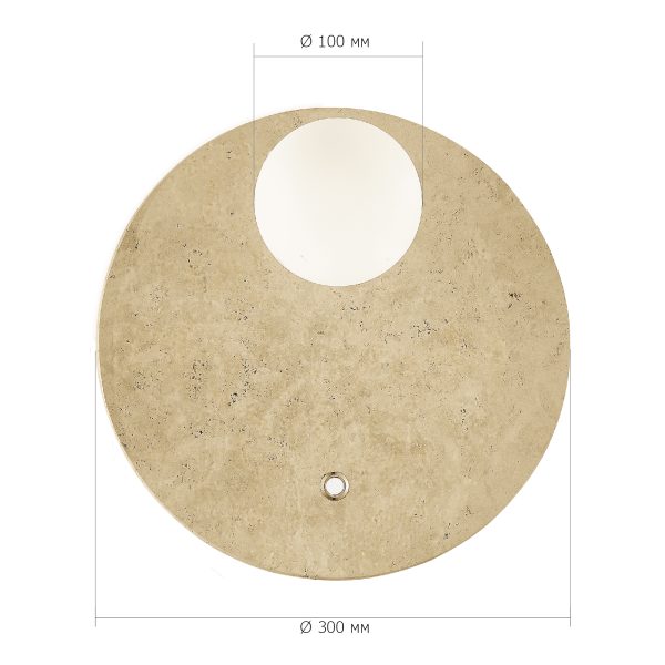 SL1194.421.01 Светильник настенный ST-Luce Черный/Бежевый, Белый G9 1*5W 4000K EARTHY — изображение 5