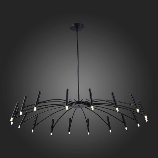 SL1214.402.18 Светильник потолочный ST-Luce Черный/Черный G9 LED 18*5W 4000K SPIDEY — изображение 2