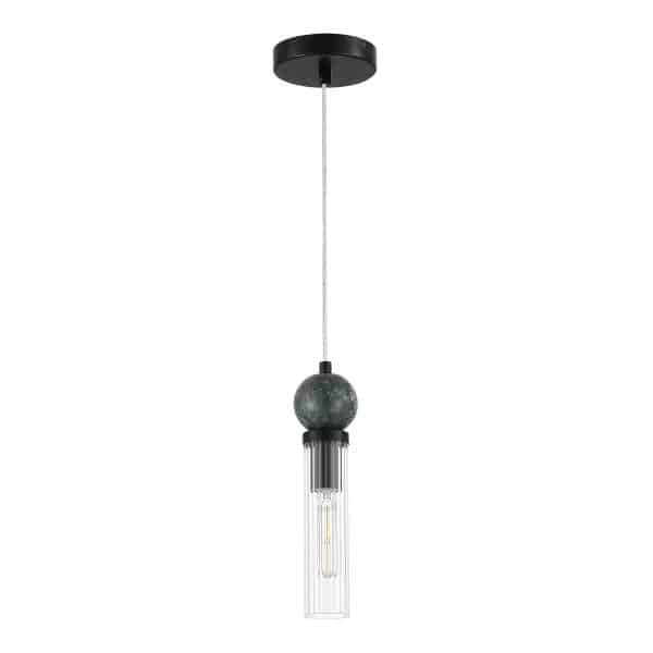 SL1244.403.01 Светильник подвесной ST-Luce черный/прозрачный E14 1*40W MEDEA — изображение 2