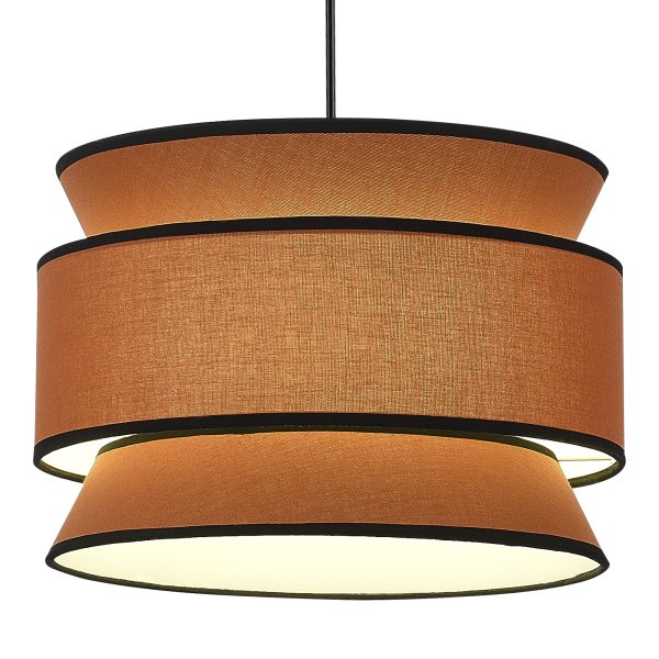 SL1354.403.01 Светильник подвесной ST-Luce Черный/Кирпичный, Черный E27 1*40W JACKIE — изображение 3