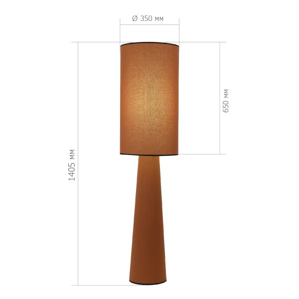 SL1354.605.01 Светильник напольный ST-Luce Кирпичный/Кирпичный, Черный E27 1*40W JACKIE — изображение 5