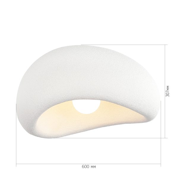 SL1522.512.01 Светильник потолочный ST-Luce белый/белый E27 1*60W WABI SABI — изображение 5