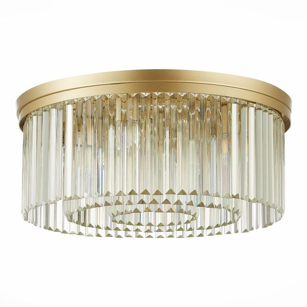 SL1624.202.09 Люстра потолочная ST-Luce шампань/прозрачный E14 9*40W ERCOLANO — изображение 4