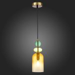 SL2000.213.01 Подвес ST-Luce Золотистый/Янтарный E14 1*40W GEA — изображение 2