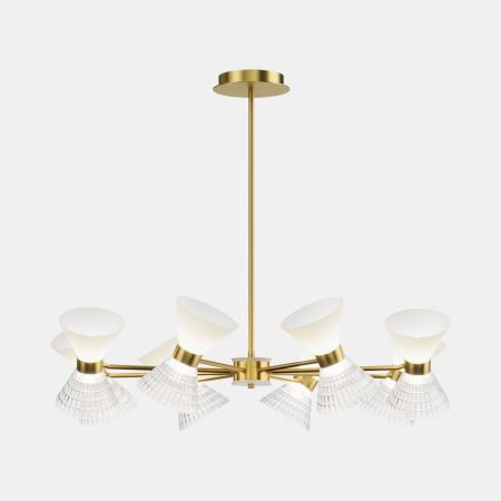 SL2004.303.16 Светильник подвесной ST-Luce латунь/прозрачный