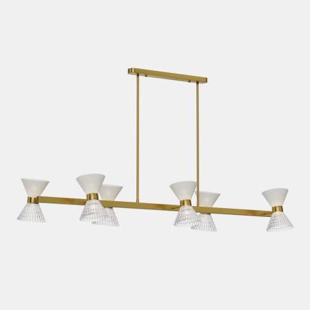 SL2004.313.12 Светильник подвесной ST-Luce латунь/прозрачный