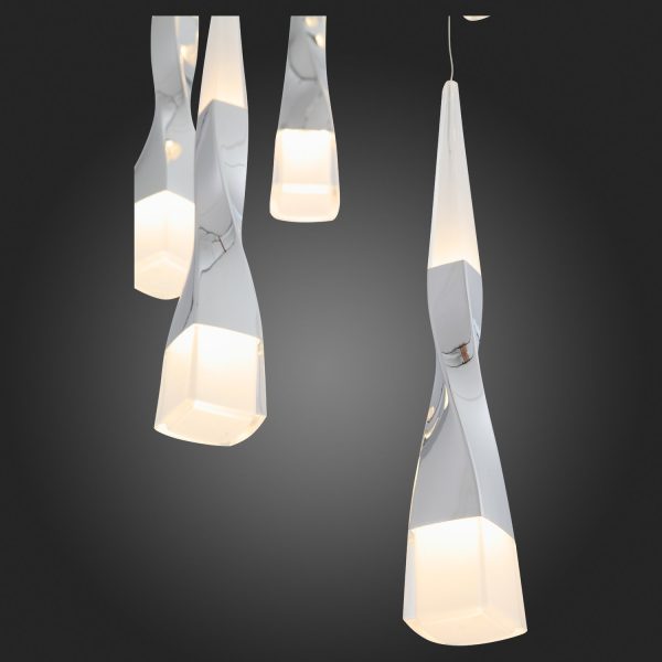 SL405.103.06 Светильник подвесной ST-Luce Хром/Хром, Белый LED 6*7W 3000K BOCHIE — изображение 5