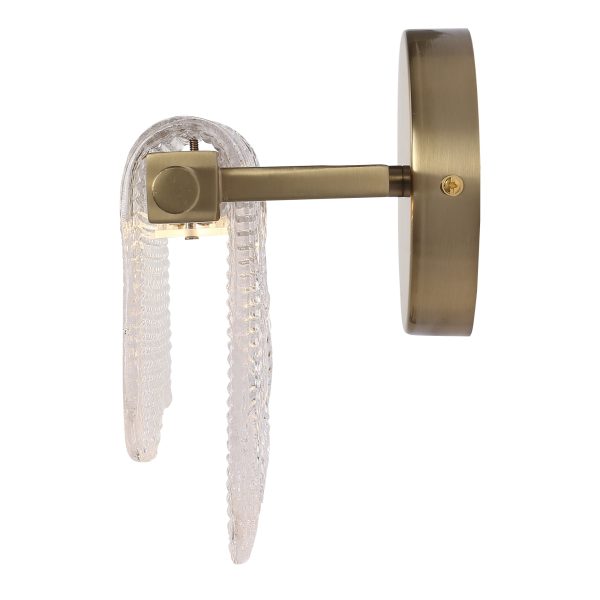 SL6021.201.06 Светильник настенный ST-Luce золотистый/прозрачный LED 1*6W 3000K VOILE — изображение 4