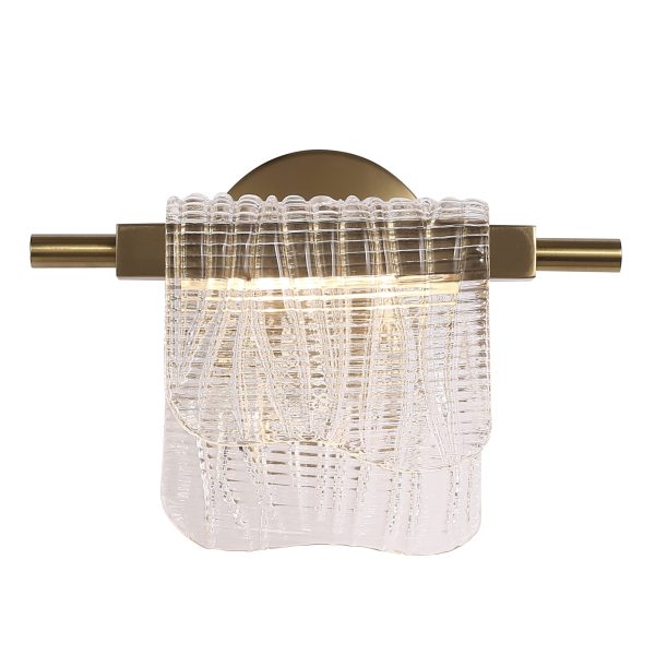 SL6021.201.06 Светильник настенный ST-Luce золотистый/прозрачный LED 1*6W 3000K VOILE — изображение 5