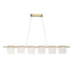 SL6021.203.36 Светильник подвесной ST-Luce золотистый/прозрачный LED 1*36W 3000K VOILE — изображение 4