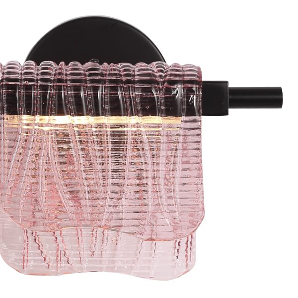 SL6021.401.06 Светильник настенный ST-Luce черный/розовый LED 1*6W 3000K VOILE — изображение 5