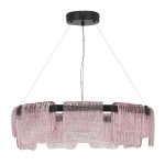 SL6021.403.54 Светильник подвесной ST-Luce черный/розовый LED 1*54W 3000K VOILE