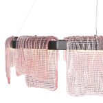 SL6021.403.66 Светильник подвесной ST-Luce черный/розовый LED 1*66W 3000K VOILE — изображение 3