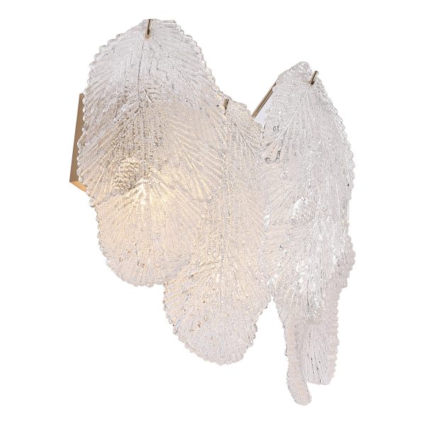 SL6135.201.02 Светильник настенный ST-Luce золотистый/прозрачный, янтарный G9LED 2*5W LIGHTSOME — изображение 3