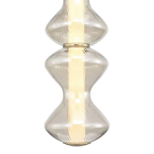 SL6136.213.01 Светильник подвесной ST-Luce золото/коньячный LED 1*18W 3000K SPINE — изображение 3