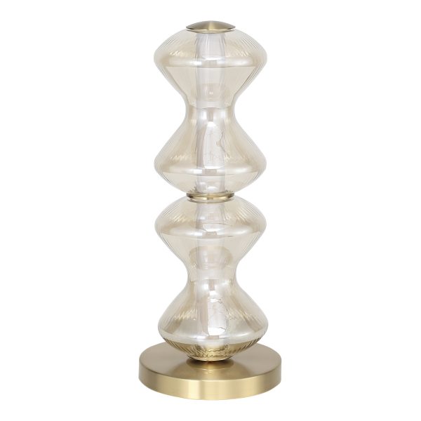 SL6136.214.01 Прикроватная лампа ST-Luce золото/коньячный LED 1*12W 3000K SPINE — изображение 2