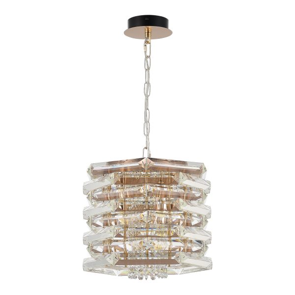 SL6137.203.04 Светильник подвесной ST-Luce медь/прозрачный E14 4*40W STROZZI — изображение 2