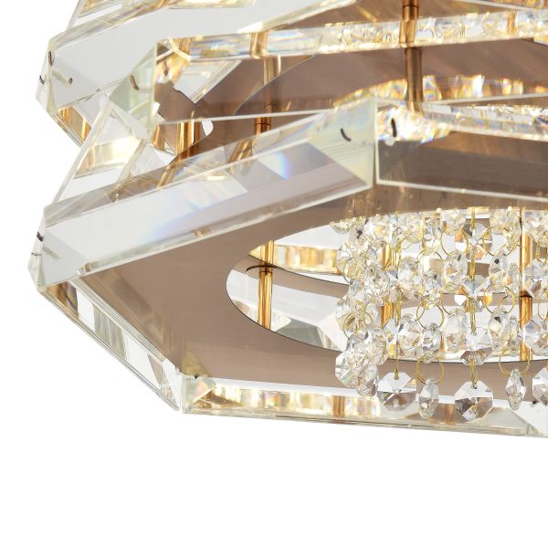 SL6137.203.04 Светильник подвесной ST-Luce медь/прозрачный E14 4*40W STROZZI — изображение 4