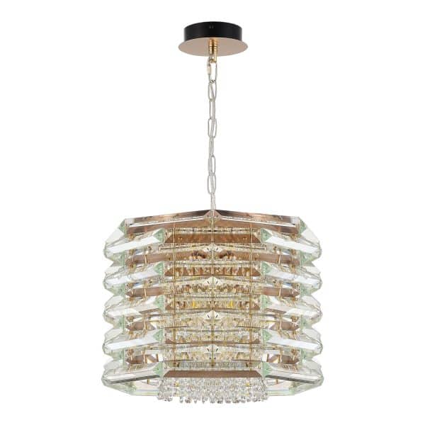 SL6137.203.08 Светильник подвесной ST-Luce медь/прозрачный E14 8*40W STROZZI — изображение 2