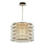 SL6137.203.08 Светильник подвесной ST-Luce медь/прозрачный E14 8*40W STROZZI