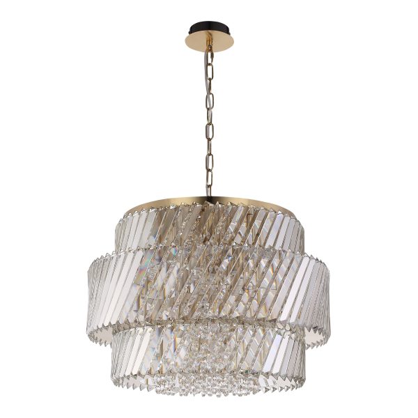 SL6138.303.12 Светильник подвесной ST-Luce латунь/прозрачный E14 12*40W RITZ — изображение 2