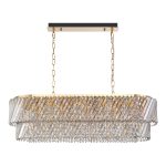 SL6138.303.14 Светильник подвесной ST-Luce латунь/прозрачный E14 14*40W RITZ — изображение 2