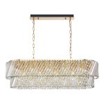 SL6138.303.14 Светильник подвесной ST-Luce латунь/прозрачный E14 14*40W RITZ