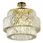 SL6138.313.12 Светильник потолочный ST-Luce латунь/прозрачный E14 12*40W RITZ — изображение 3