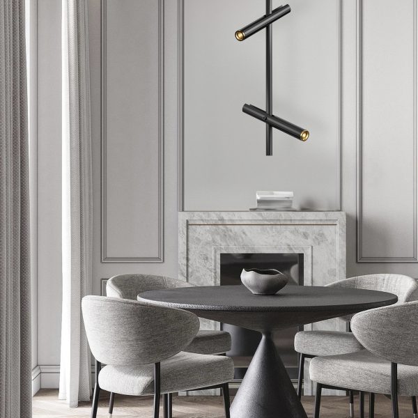 SL6210.403.02 Светильник подвесной ST-Luce Черный/Черный, Золотистый LED 2*3W 3000K LILT — изображение 3