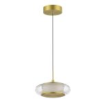 SL6239.203.01 Светильник подвесной ST-Luce золото/прозрачный LED 1*7W 3000K FRITTELA — изображение 2