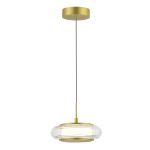 SL6239.203.01 Светильник подвесной ST-Luce золото/прозрачный LED 1*7W 3000K FRITTELA